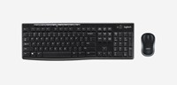 Toetsenbord- en muisset Logitech MK270 bedraad QWERTY zwart