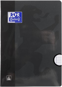 Schrift Oxford School A4 lijn 72 pagina's 80gr zwart