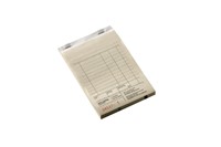 Kassablok Djois Atlanta met kopie (carbon) 142x100mm 50x2vel wit