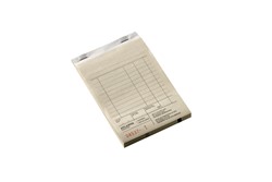 Kassablok Djois Atlanta met kopie (carbon) 142x100mm 50x2vel wit