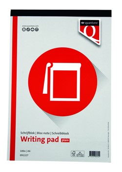 Schrijfblok Quantore A4 blanco 100vel 60gr