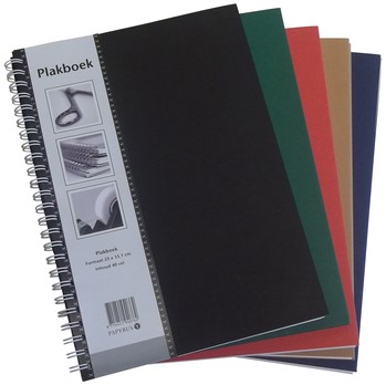 Plakboek Papyrus 330x230mm 40 vel assorti