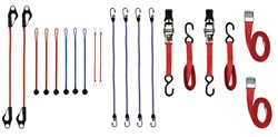 Spanbanden en spanelastiekenset Toolland 20 stuks