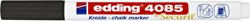 Krijtstift edding 4085 by Securit rond 1-2mm zwart