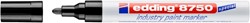 Paintmarker edding 8750 industrie 2-4mm zwart