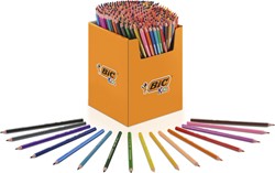 Kleurpotloden BicKids Evolution ecolutions ass schoolbox à 288 stuks