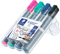 Viltstift Staedtler 356 voor flipover rond 2mm set à 4 stuks assorti-3