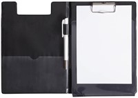 Klembordmap MAUL A5 staand met penlus zwart-2