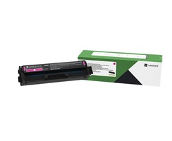 Tonercartridge Lexmark C3220M0 rood