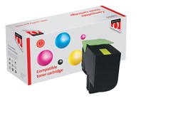 Tonercartridge Quantore alternatief tbv Lexmark 80C2SY0 geel