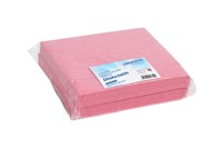 Werkdoek Cleaninq viscose 38x40cm roze 10 stuks