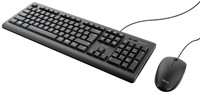 Toetsenbord Trust Primo + muis QWERTY zwart-1
