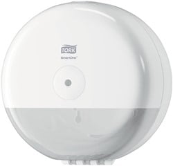 Toiletpapierdispenser Tork T9 Elevation SmartOne klein wit 681000