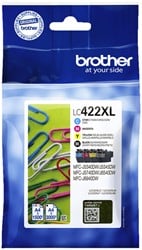 Inktcartridge Brother LC-422XLVAL zwart 3 kleuren