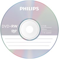 DVD+RW Philips 4.7GB 4x SP 10 stuks-3