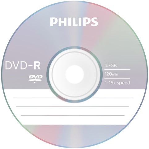 DVD-R Philips 4.7GB 16x SP 50 stuks-3