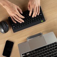 Toetsenbord R-Go Ergonomisch Compact Break QWERTY zwart-4