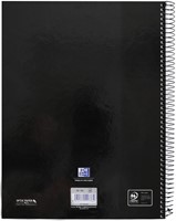 Notitieboek Oxford Classic Europeanbook A4+ 4-gaats lijn 160 pagina's zwart-2