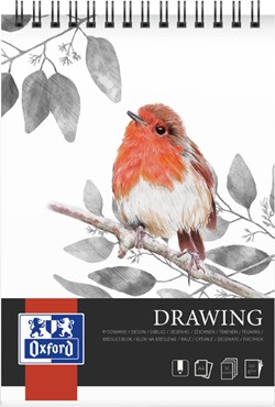 Tekenblok Oxford Drawing A4 50 vel 160 gram spiraal