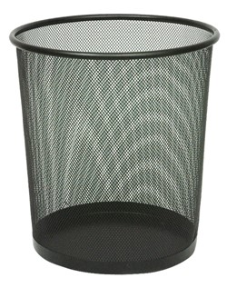 Papierbak Vepa Bins rond 19 liter zwart