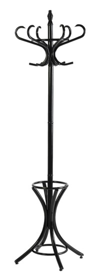 Vrijstaande kapstok Pure model 2210 met parapluring en 8 jashaken Vrijstaande kapstok Pure model 2210 met parapluring en 8 jashaken