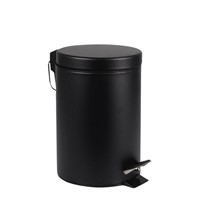 Pedaalemmer BRASQ 12 liter zwart