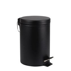 Pedaalemmer BRASQ 12 liter zwart