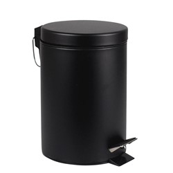 Pedaalemmer BRASQ 20 liter zwart