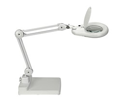 Loeplamp MAUL Viso LED met voet wit