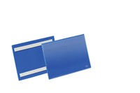 Documenthoes Durable zelfklevend A5 liggend blauw 50 stuks