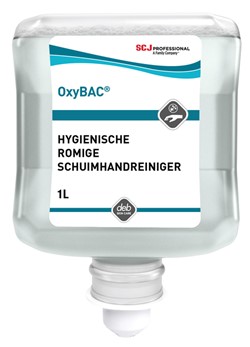 Handreiniger SCJ Oxy Bac Foam Wash antibacteriëel parfumvrij 1000ml