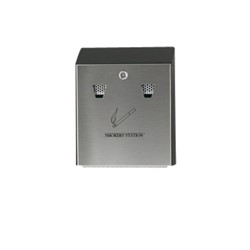 Asbak Rubbermaid Smokers' Station muurbevestiging zwart