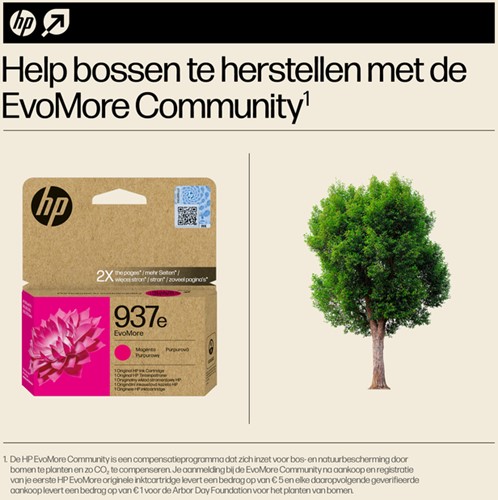 Inktcartridge HP 4S6W7NE 937E Evomore rood-3
