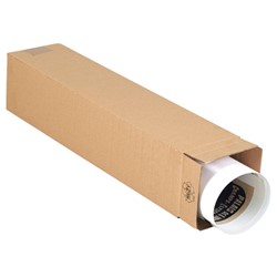 Vierkante koker IEZZY 610x120x120mm bruin