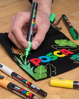 Paintmarker Uni POSCA Groovy Colours assorti metalen koffer à 20 stuks-3