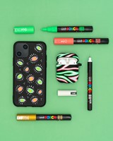 Paintmarker Uni POSCA Groovy Colours assorti metalen koffer à 20 stuks-4