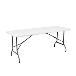 Vouwtafel BRASQ 180x70x74cm FT180 wit