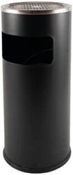Afvalbak met asbak BRASQ 11 liter AT500 zwart