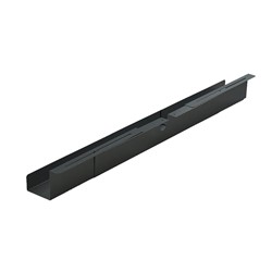 Kabelgoot BRASQ verstelbaar 75-150cm CT100 zwart