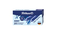 Inktpatroon Pelikan 4001 koningsblauw 20 stuks