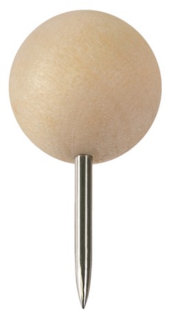 Punaises Nobo hout voor memobord 40 stuks