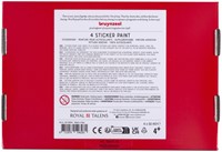Stickerverf Bruynzeel met 2 sjablonen assorti 4 stuks-3