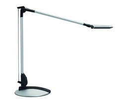 Bureaulamp MAUL Optimus LED dimbaar voet zilver