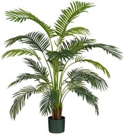 Kunstplant Mica Areca palm in pot groen waterproof