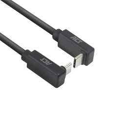 Kabel ACT USB-C hoek boven/beneden 10Gbps 1m