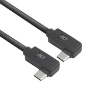 Kabel ACT USB-C hoek links/rechts 10Gbps 2m