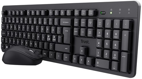 Toetsenbord en muis Trust TKM-360 draadloos zwart QWERTY-2