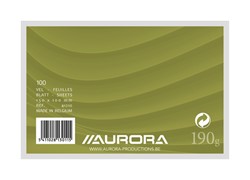 Systeemkaart Aurora 150x100mm blanco 190gr wit 100 vel