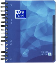 Projectboek Oxford School A5+ lijn 6-gaats 240 pagina's 80gr blauw