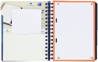 Projectboek Oxford School A5+ lijn 6-gaats 240 pagina's 80gr blauw-1